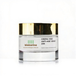 Crema Viso Anti-age Gold con Collagene, Acido Ialuronico e Oro 23K
